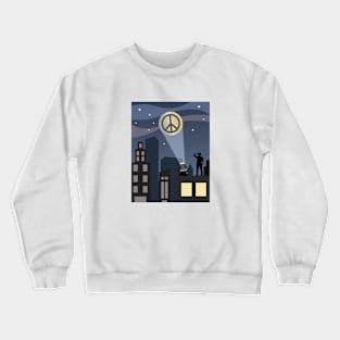 Peace Alert Crewneck Sweatshirt